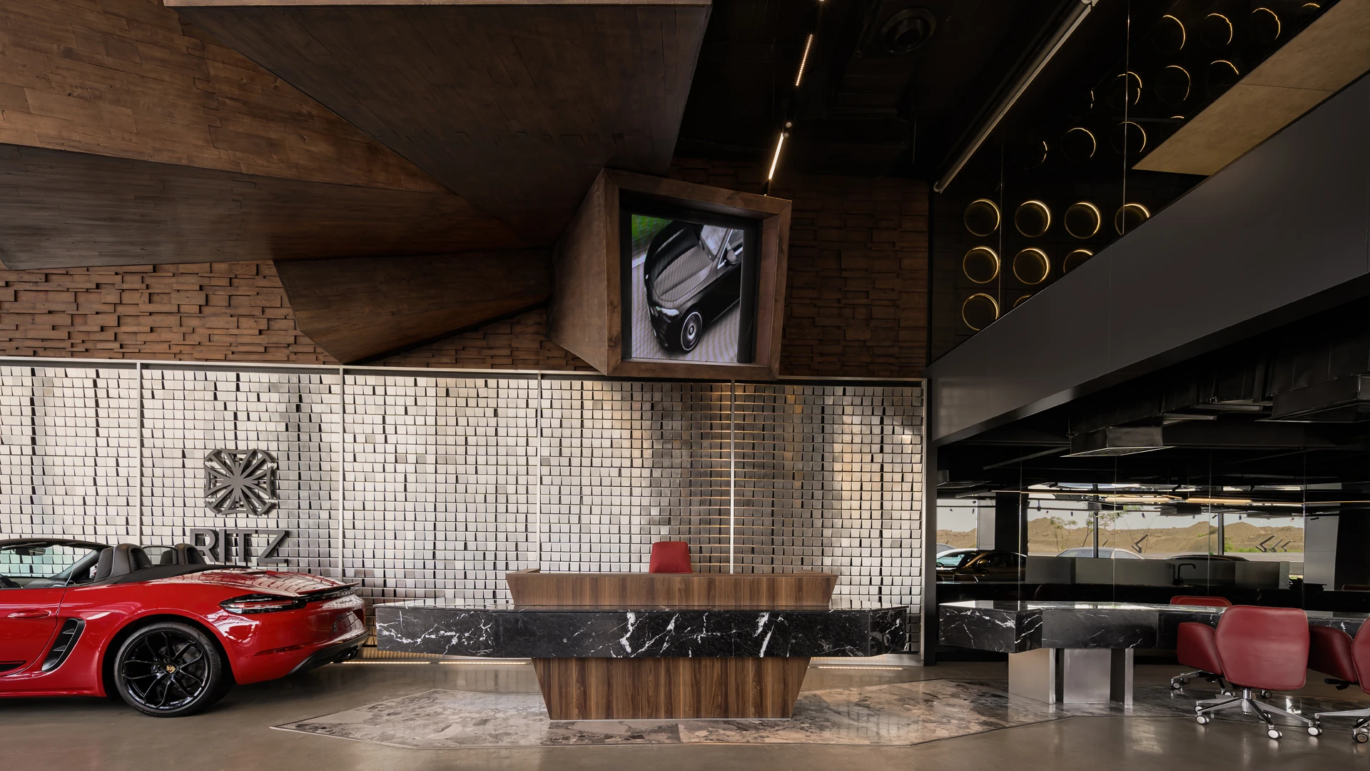 RITZ showroom architecture by MAD Studio